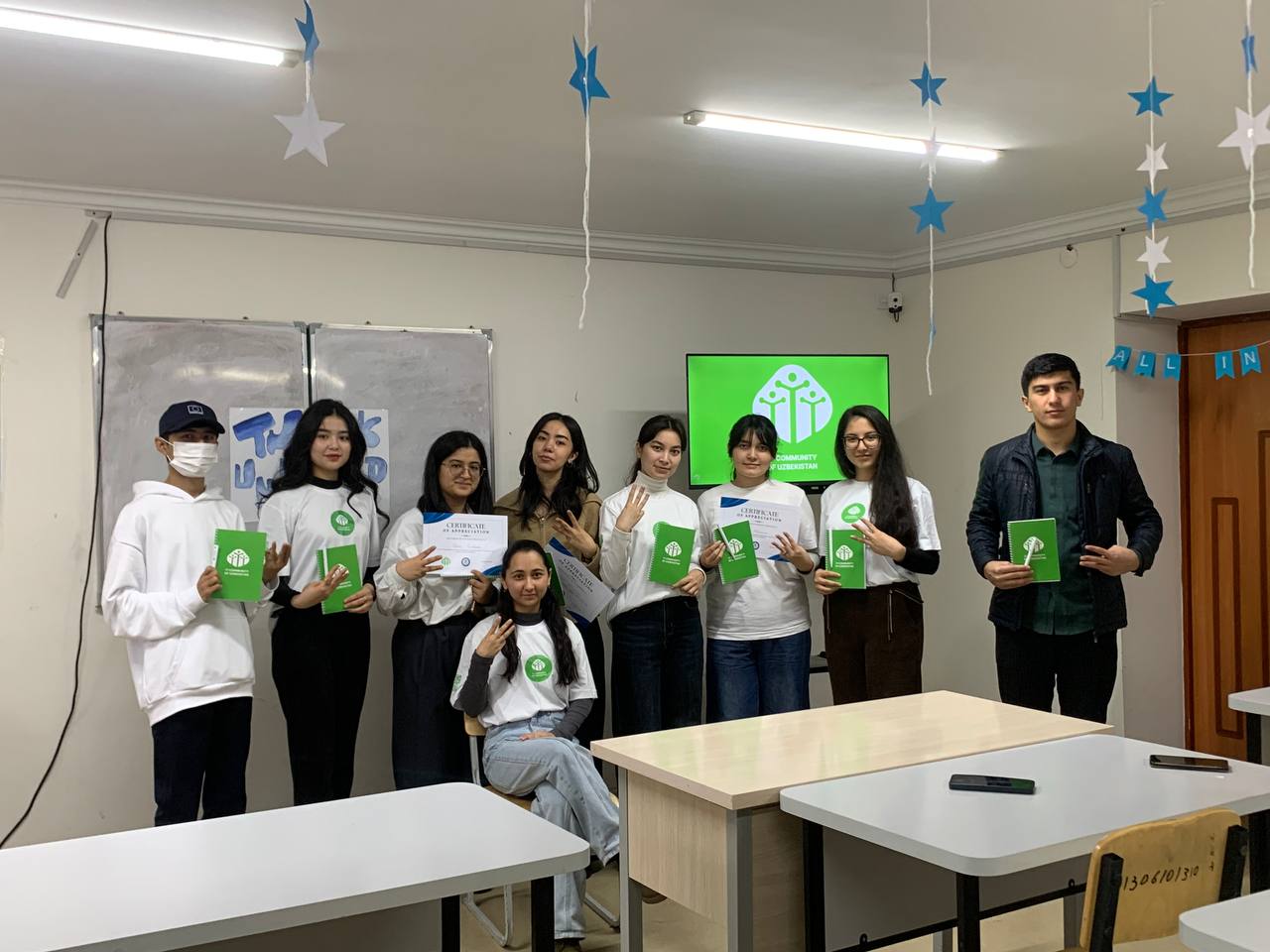 IT Community ambassadors and volunteers at a local event