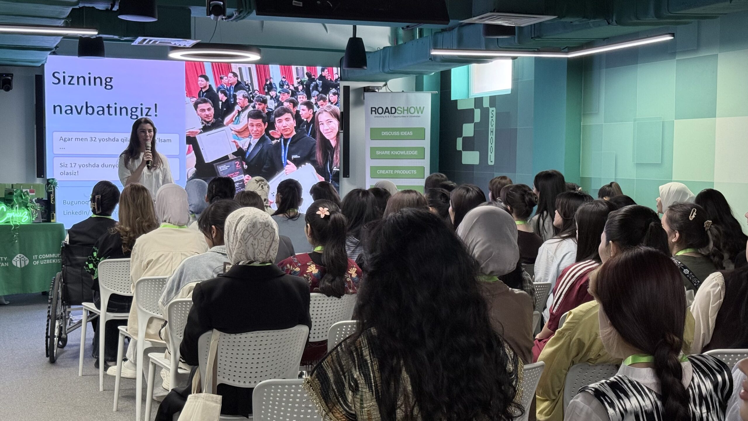 Women in IT session at the Roadshow