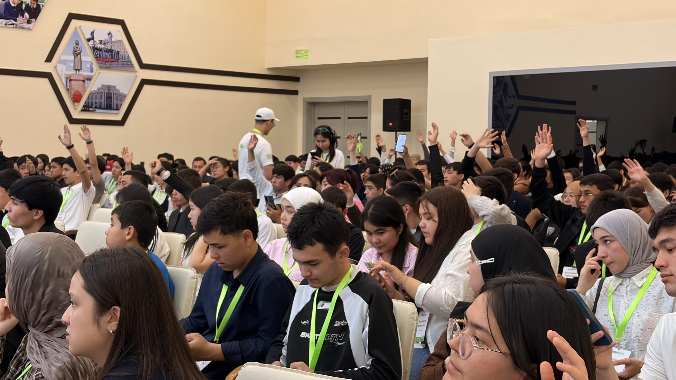 Participants asking questions