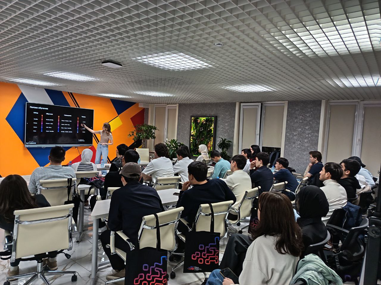 Masterclass at the UzCard office