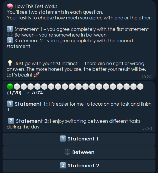 A pair of statements inside the IT Roadmap bot